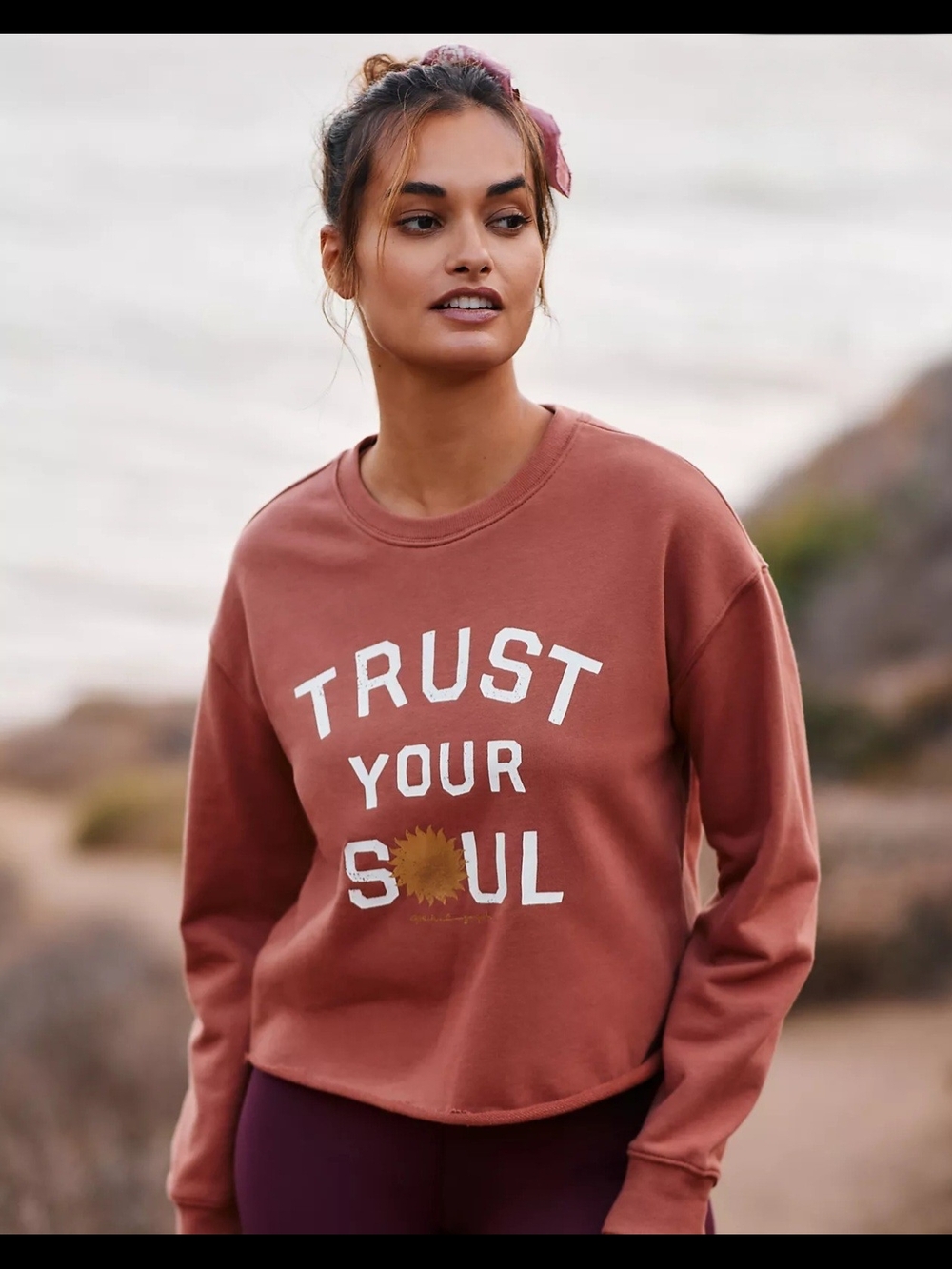 Spirtual Gangster For Anthropologie Trust Your Soul Sweatshirt